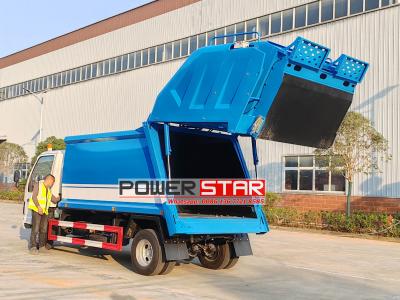 ISUZU NKR chassis trash compactor truck for sale