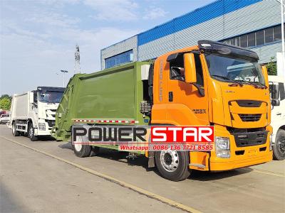 Isuzu GIGA 5X high compaction rear loader compactor truck
