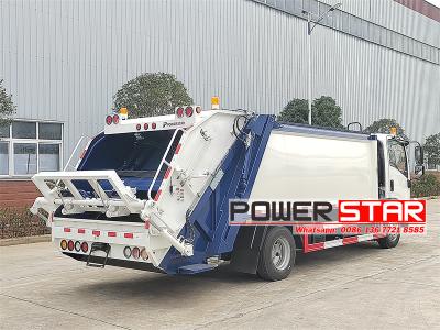 Isuzu 700P dumpster compactor truck