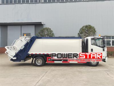 Isuzu 700P dumpster compactor truck