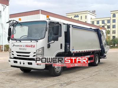 Isuzu 700P dumpster compactor truck