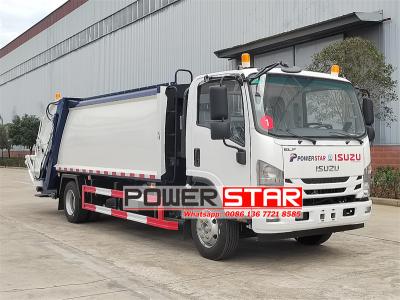 Isuzu 700P dumpster compactor truck