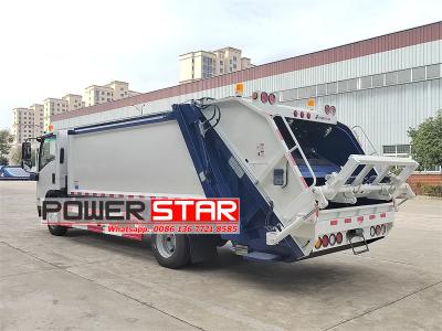 Isuzu 700P dumpster compactor truck