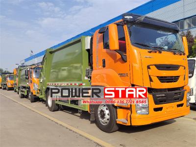 Isuzu GIGA 5X high compaction rear loader compactor truck