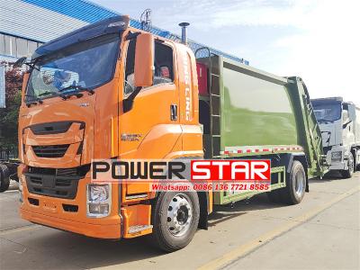 Isuzu GIGA 5X high compaction rear loader compactor truck