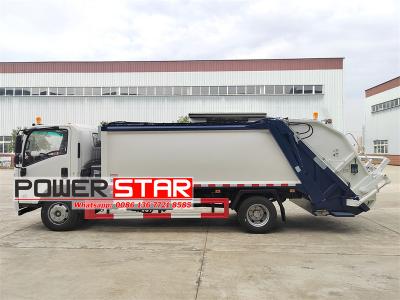 Isuzu 700P dumpster compactor truck