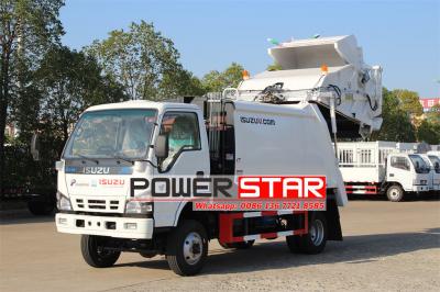 ISUZU 4×4 waste compactor truck for Philippines