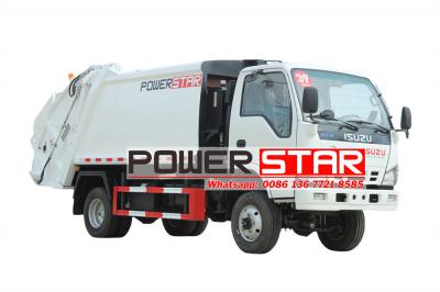 ISUZU 4×4 waste compactor truck for Philippines