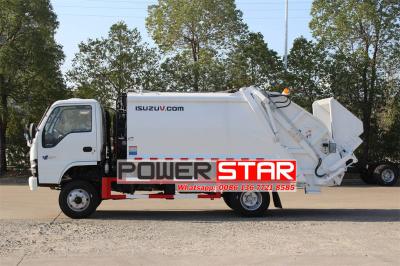 ISUZU 4×4 waste compactor truck for Philippines