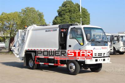 ISUZU 4×4 waste compactor truck for Philippines