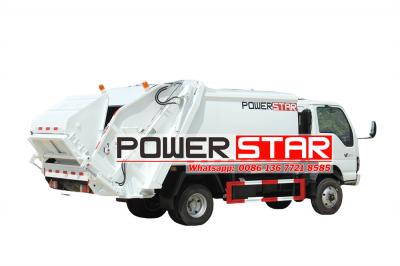 ISUZU 4×4 waste compactor truck for Philippines