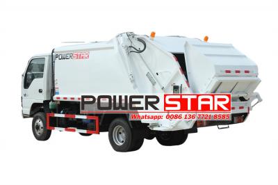 ISUZU 4×4 waste compactor truck for Philippines