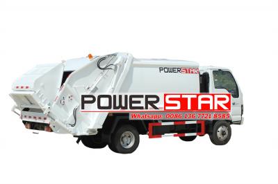 ISUZU 4×4 waste compactor truck for Philippines