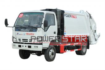 ISUZU 4×4 waste compactor truck for Philippines