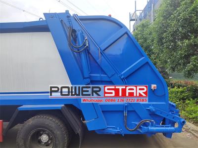 Isuzu 700P 8cbm rear loader refuse compactor truck