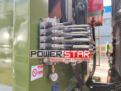 Isuzu 700P ELF 8cbm rear loader trash truck