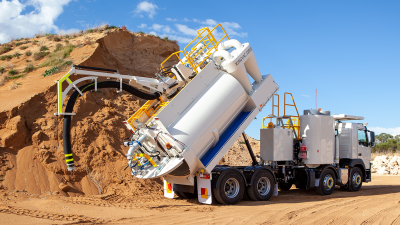 Isuzu brand Sand Sucker Vacuum Truck
