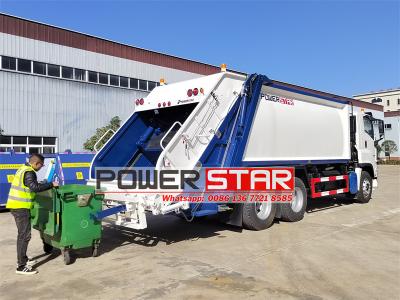 Isuzu GIGA 22cbm rear loader trash compactor truck