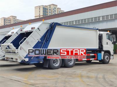 Isuzu GIGA 22cbm rear loader trash compactor truck