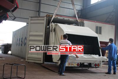 Rear loader Garbage truck body factory exporter