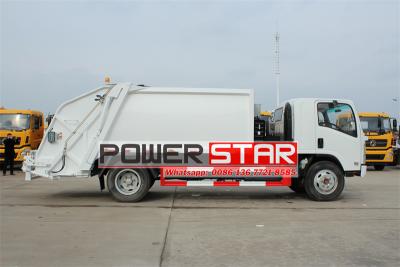 Isuzu 700P truck with sleeper mounted 8cbm rear loader