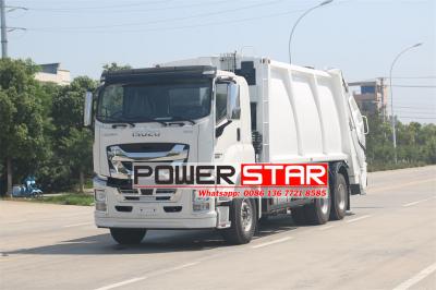 ISUZU GIGA 20CBM rear loader trash truck