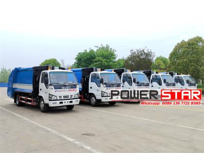 Philippine Isuzu 8 cbm super garbage compactor truck