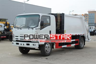 Isuzu 700P truck with sleeper mounted 8cbm rear loader