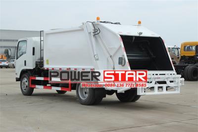 Isuzu 700P truck with sleeper mounted 8cbm rear loader