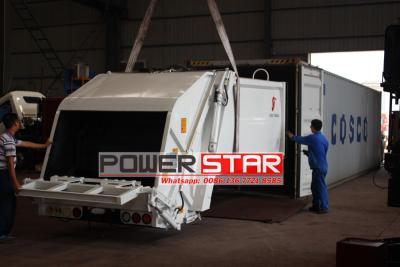 Rear loader Garbage truck body factory exporter