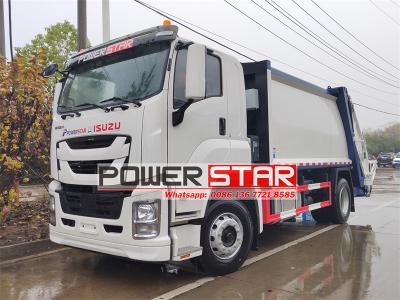 Isuzu GIGA 5X truck mounted 16cbm rear loader
