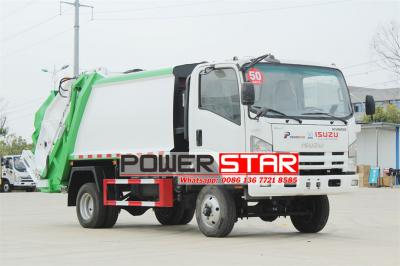 ISUZU 4WD 7CBM garbage compactor for sale