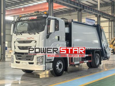 Isuzu GIGA 5X truck mounted 16cbm rear loader