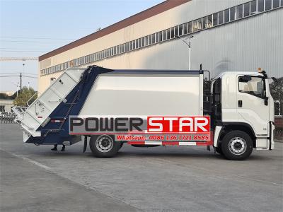 Isuzu GIGA 5X truck mounted 16cbm rear loader
