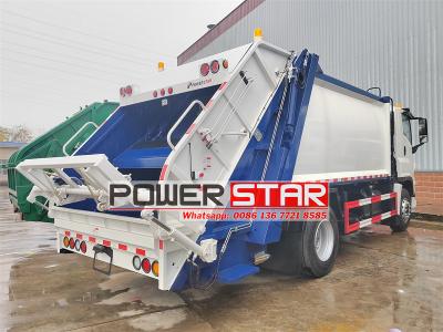 Isuzu GIGA 5X truck mounted 16cbm rear loader