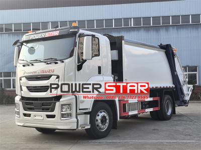 Isuzu GIGA 5X truck mounted 16cbm rear loader
