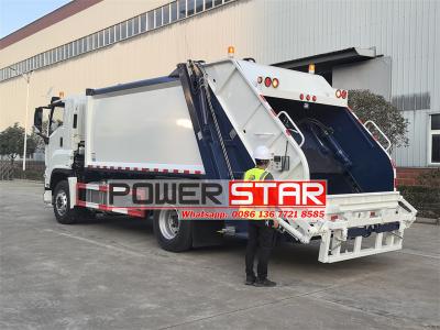 Isuzu GIGA 5X truck mounted 16cbm rear loader