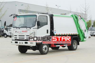 ISUZU 4WD 7CBM garbage compactor for sale