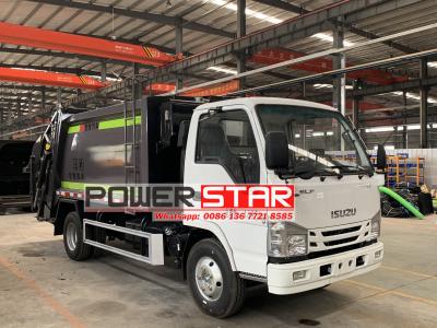 Japan Isuzu Standard Garbage Refuse Compactor Truck