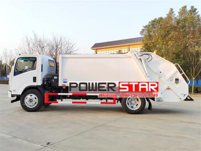 Isuzu ELF cabin single axle rear loader