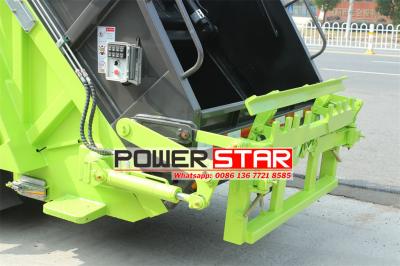 ISUZU KV100 6CBM rear loader garbage truck