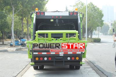 ISUZU KV100 6CBM rear loader garbage truck