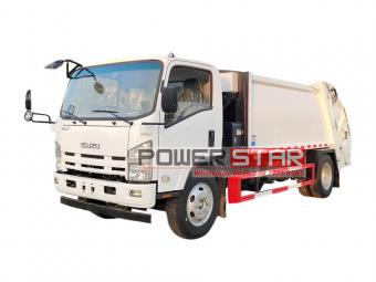 Isuzu ELF cabin single axle rear loader