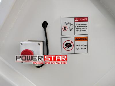 Isuzu ELF cabin single axle rear loader