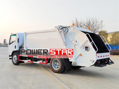 Isuzu ELF cabin single axle rear loader