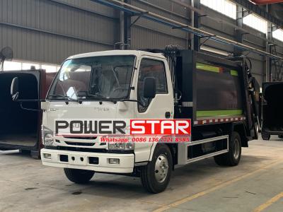 Japan Isuzu Standard Garbage Refuse Compactor Truck