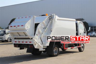 Isuzu 8 cbm off road rear compactor truck