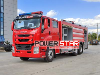 Isuzu Heavy duty water foam fire truck