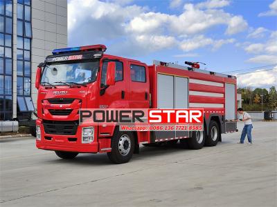 Isuzu Heavy duty water foam fire truck