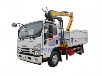 Isuzu KV600 folding arm truck with gripper